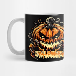 evil pumpkin Mug